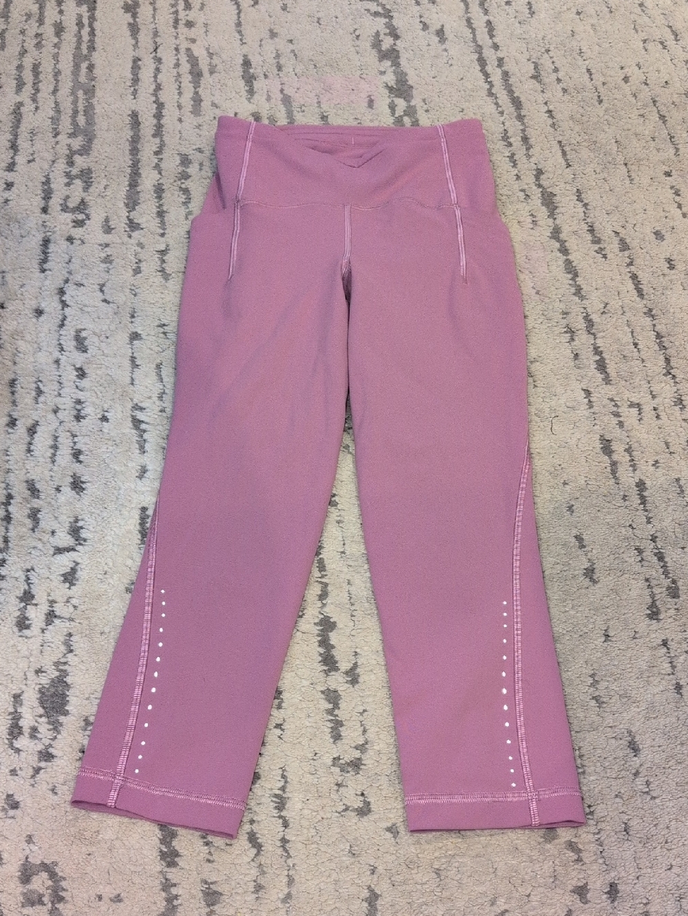 Lululemon Swift Speed High-Rise Crop 21" Vintage Plum - Picture 12 of 13
